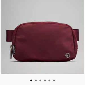 New Lululemon Everywhere Belt Bag In Red Merlot